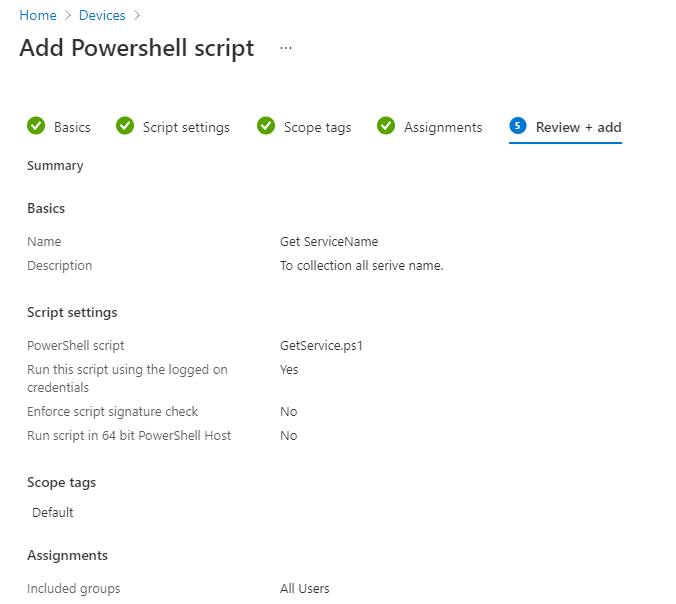 endpoint manager powershell scripts