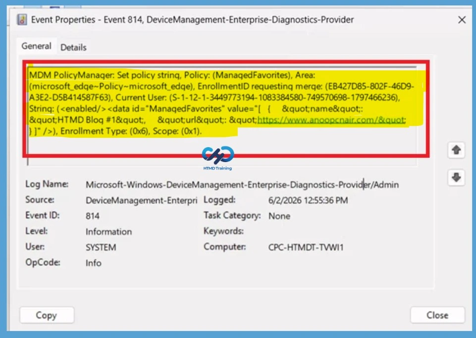 How to Configure Microsoft Edge Managed Favorites using Intune for Centralized Bookmark Management - Fig.11