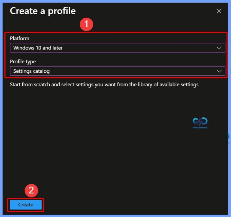 How to Create Intune Settings Catalog Policy 3