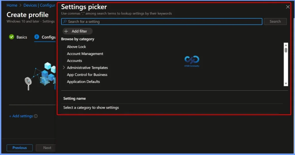How to Create Intune Settings Catalog Policy 6