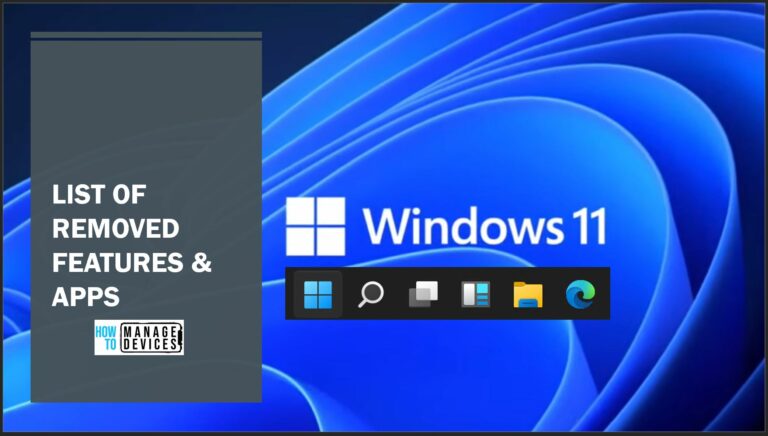 Windows 11 Removed Features