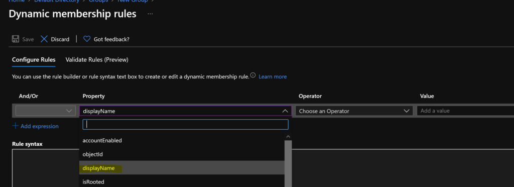 Azure AD Dynamic Device Group Using Display Name Property | Azure Virtual Desktop | VM Name