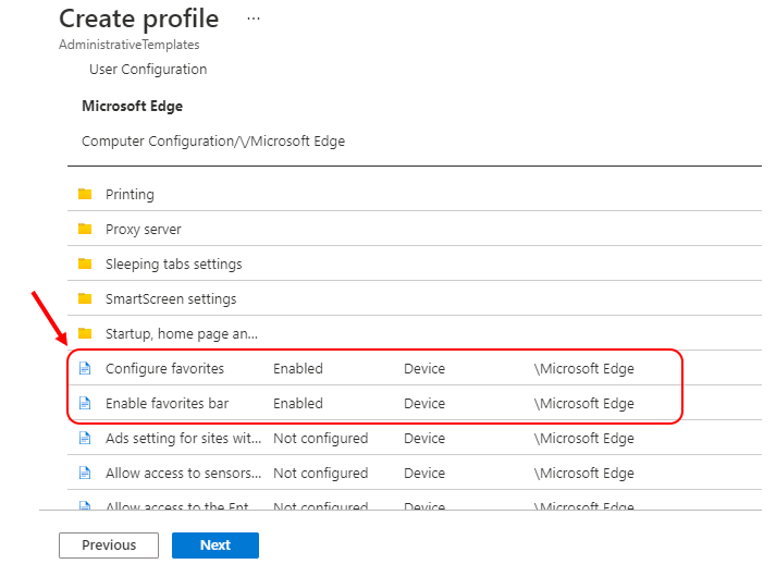 Configure Edge Chromium Favorites Using Intune | Endpoint Manager