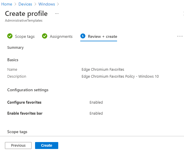 Configure Edge Chromium Favorites Using Intune | Endpoint Manager