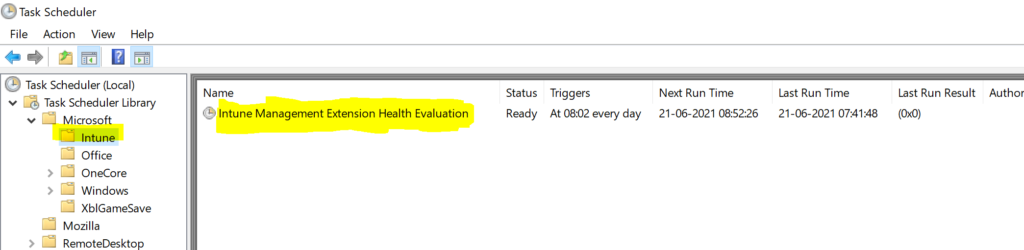 Intune Management Extension Health Evaluation | IME Health Issue | ClientHealthEval.exe | Task Scheduler