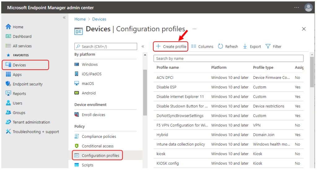 Create Intune Settings Catalog Policy - Fig.2