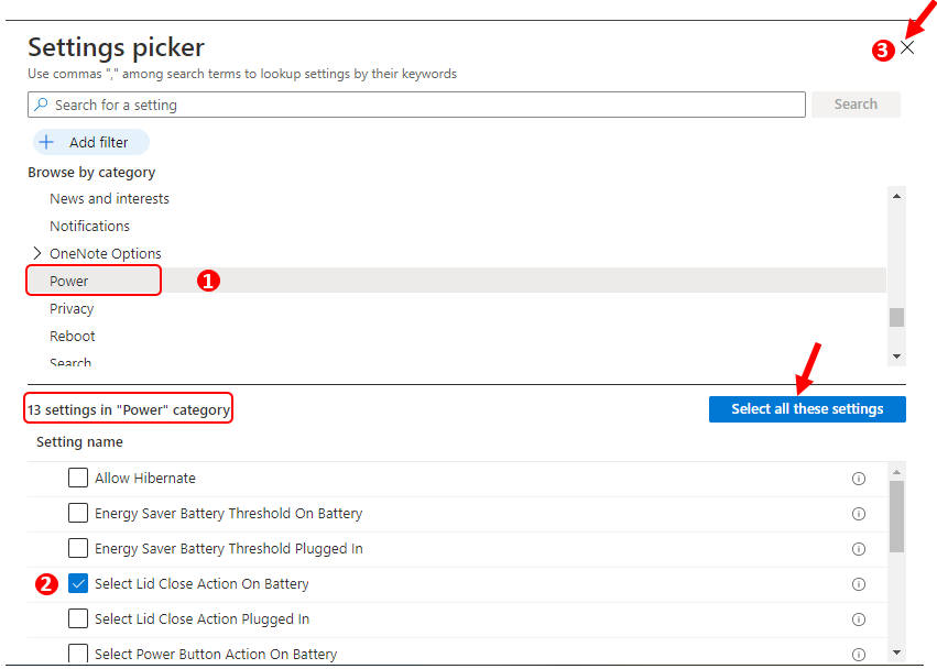 Create Policy using Intune Settings Catalog | Endpoint Manager