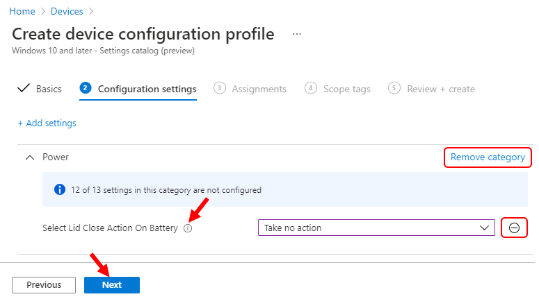 Settings Catalog in Intune | Endpoint Manager