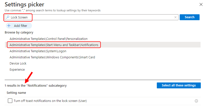 Create Policy using Intune Settings Catalog | Endpoint Manager