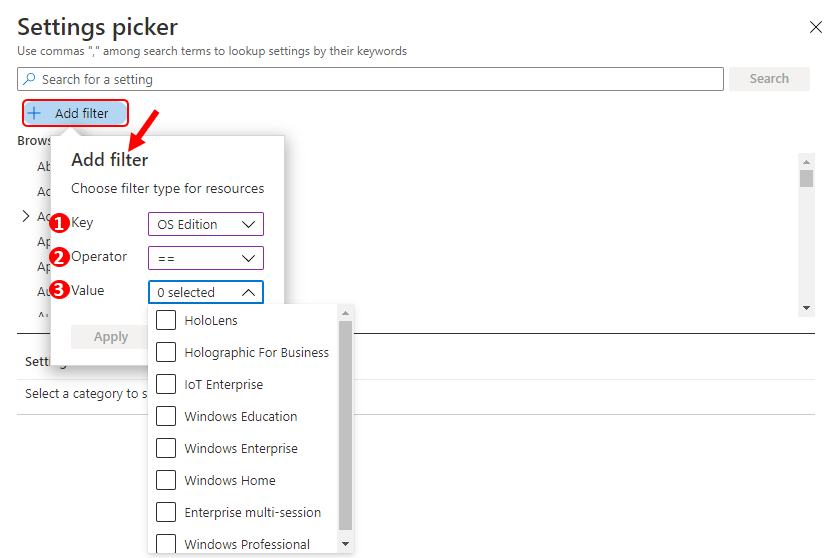 Create Policy using Intune Settings Catalog | Endpoint Manager