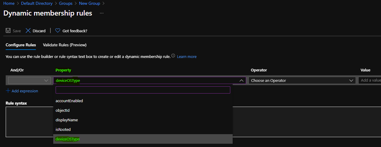 AVD Azure AD Dynamic Device Group For Windows 10 Multi-Session ...