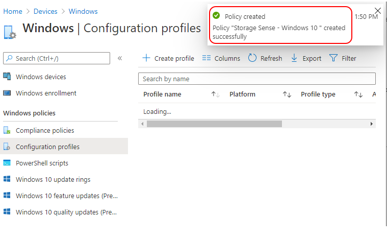 Configure Storage Sense in Intune | Endpoint Manager