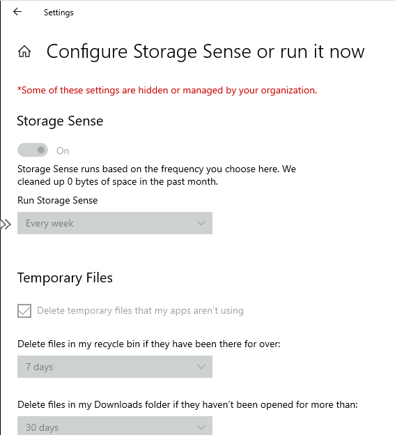 How to Configure Storage Sense using Intune | Endpoint Manager 2