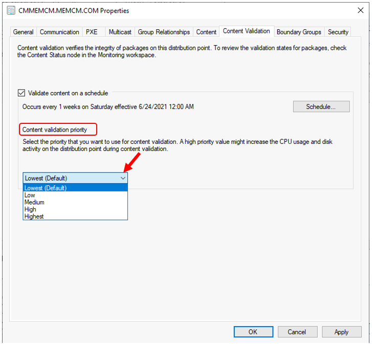 SCCM Content Validation Priority | ConfigMgr Content Validation Options in SCCM | Easy Method | DP