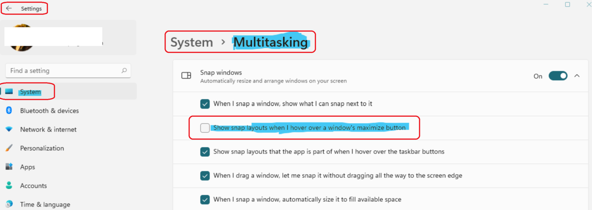 How To Disable Or Enable Snap Layouts On Windows 11 Multitasking