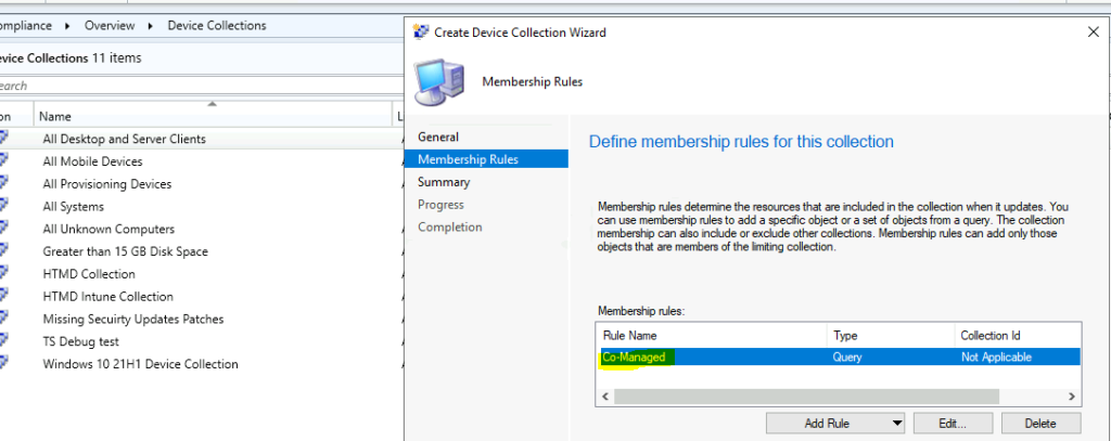 SCCM Collection for Co-Managed Devices How-to Guide Create ConfigMgr Dynamic Device Collection