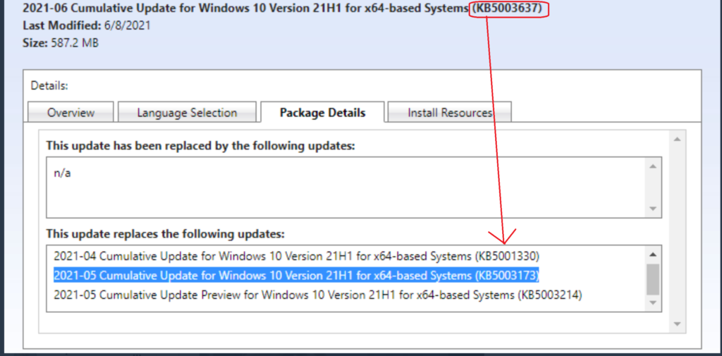 SCCM Patching Issue with Windows 10 KB5003637 June CU | Cumulative Update Confusion | ConfigMgr | WSUS