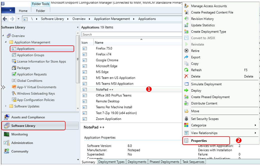 Featured Apps in Software Center - SCCM 2210 Technical Preview New Features 1