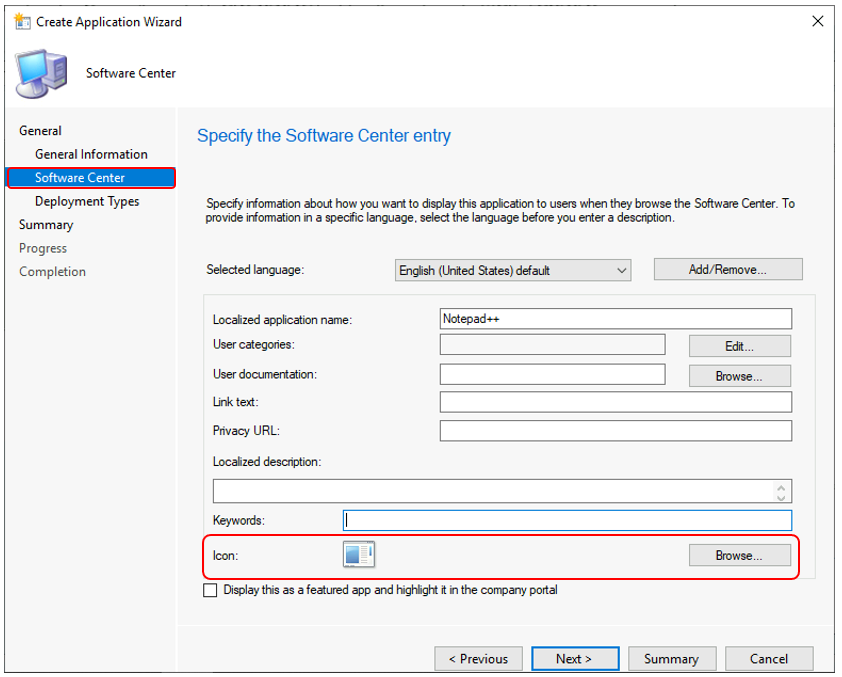 SCCM Application Deployment with Software Center Icon | ConfigMgr | Endpoint Manager