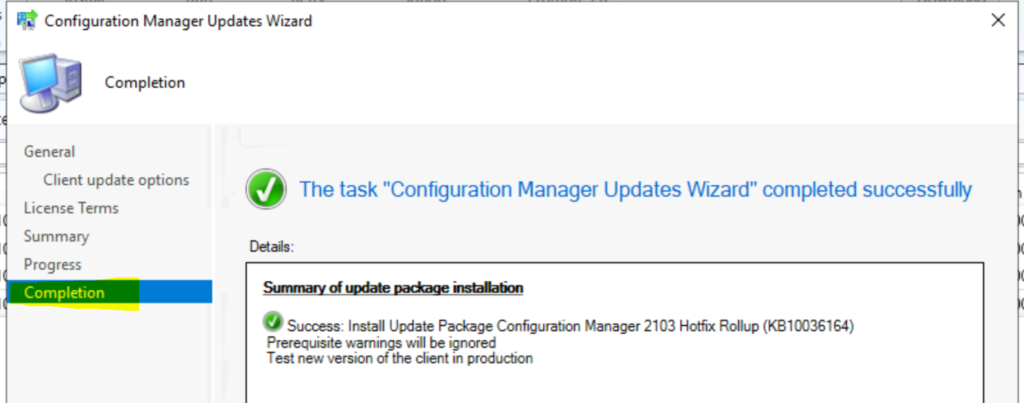 SCCM 2103 Hotfix Rollup Update KB10036164 | List of Fixes for Configuration Manager 2103 | ConfigMgr