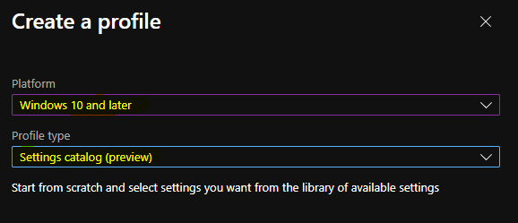 AVD Auto Feed Registration Intune Group Policy Setup Default Connection URL Options - Fig.1