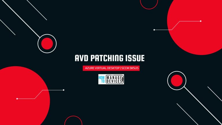 Fixed AVD Azure Virtual Desktop Patching Issue while Using SCCM WSUS for Patching 12 Azure Virtual Desktop Patching Issue WVD