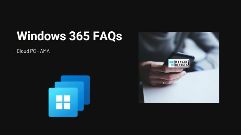 Cloud PC Windows 365 FAQs