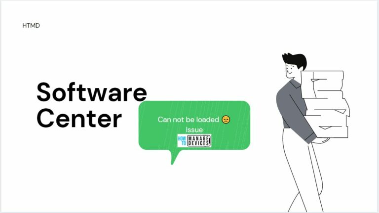 SCCM Software Center cannot be loaded Issue