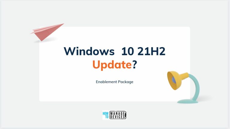 Windows 10 21H2 Update from 2004