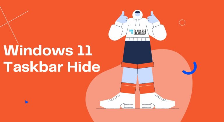 Windows 11 How to Hide Taskbar