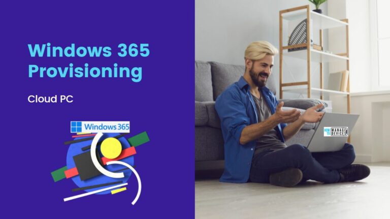 Windows 365 Cloud PC Deployment Provisioning Process