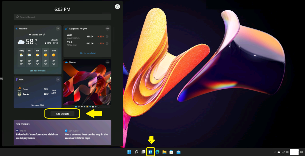 What is the Windows 11 Entertainment Widget? - Fig.1