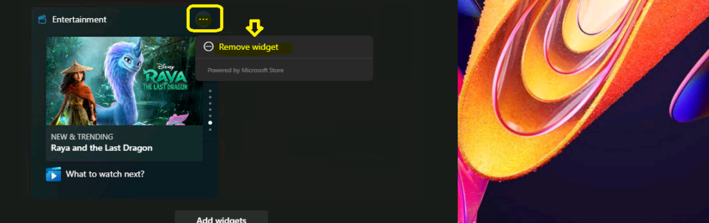 What is the Windows 11 Entertainment Widget? - Fig.5