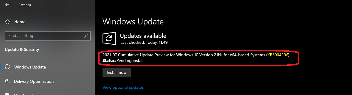 windows 10 update 21h2 windows 10 update 21h2