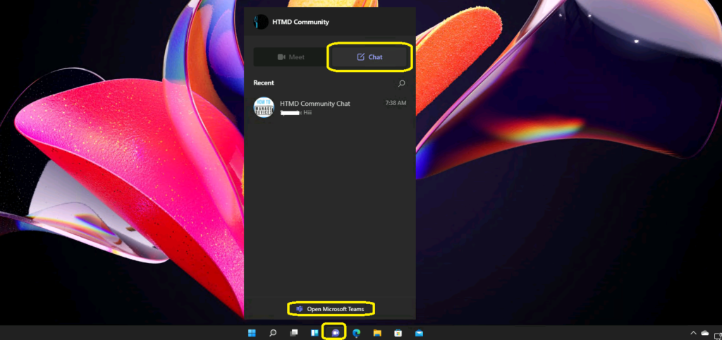 Windows 11 Chat Application Microsoft Teams How to Configure or Enable