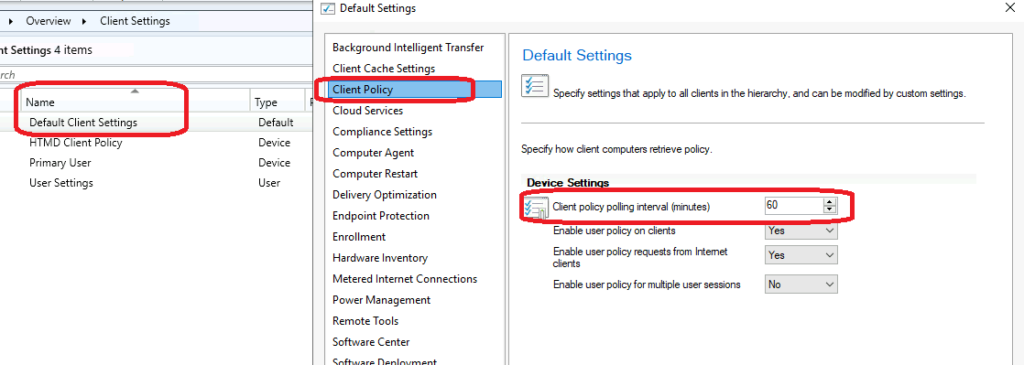 SCCM Client Policy Polling Interval Define Custom Policy Interval ConfigMgr