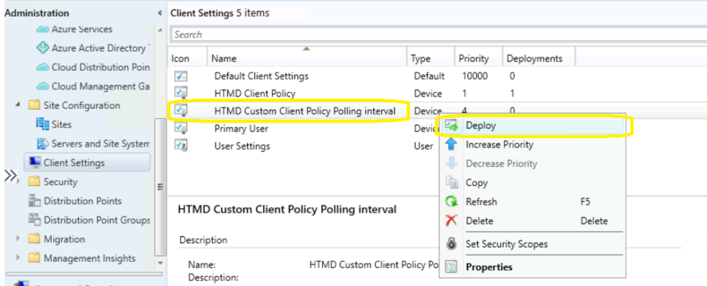 SCCM Client Policy Polling Interval Define Custom Policy Interval ConfigMgr