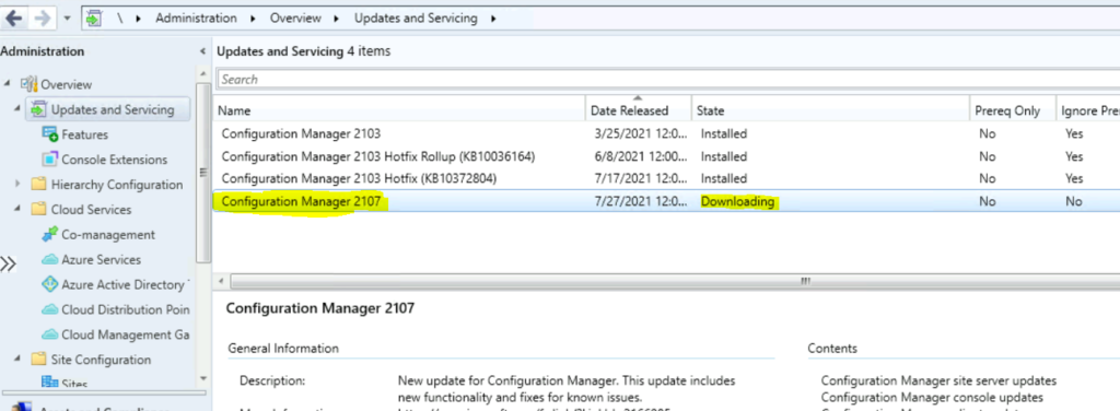 ConfigMgr 2107 is Released How to Upgrade to SCCM 2107 Step by Step Guide