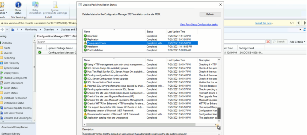 SCCM 2107 is Released How to Upgrade to ConfigMgr 2107 8 ConfigMgr 2107 is Released How to Upgrade to SCCM 2107 Step by Step Guide