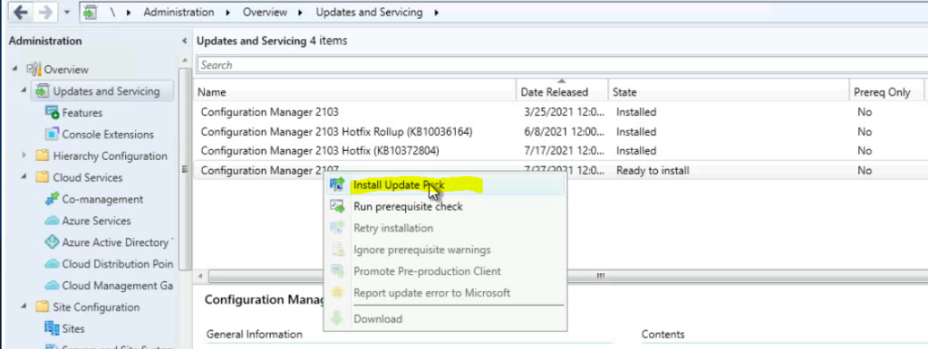 ConfigMgr 2107 is Released How to Upgrade to SCCM 2107 Step by Step Guide