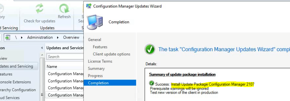 SCCM 2107 is Released How to Upgrade to ConfigMgr 2107 6 ConfigMgr 2107 is Released How to Upgrade to SCCM 2107 Step by Step Guide