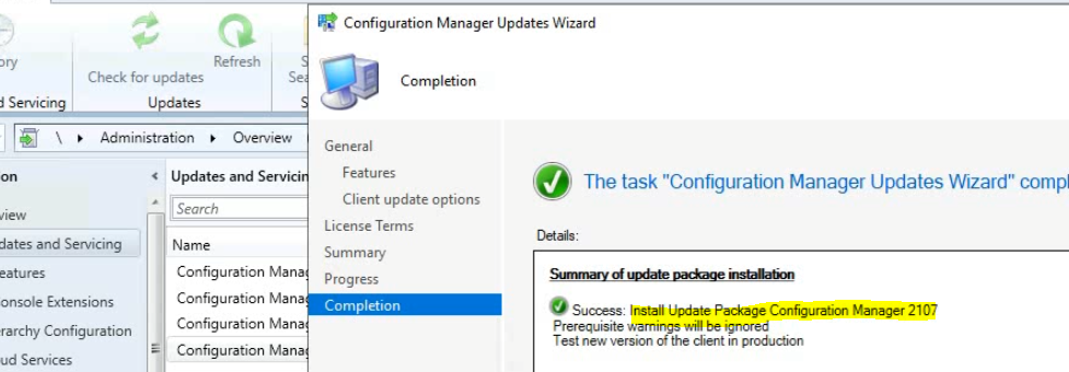 ConfigMgr 2107 is Released How to Upgrade to SCCM 2107 Step by Step Guide