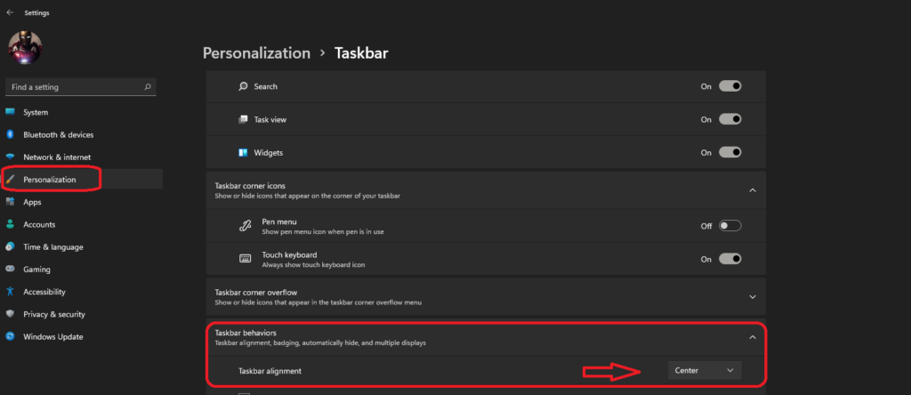 Windows 11 Start Menu Taskbar Alignment Options | How to align Center or Left - Fig.1