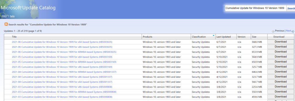 Azure Virtual Desktop Patching Issue via SCCM WSUS Known Issue