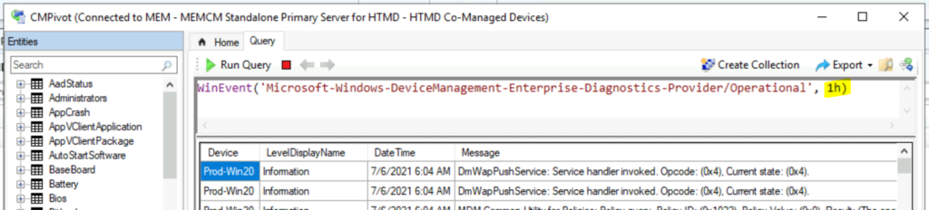 How to Collect Intune Error Details using SCCM ConfigMgr CMPivot Best Option