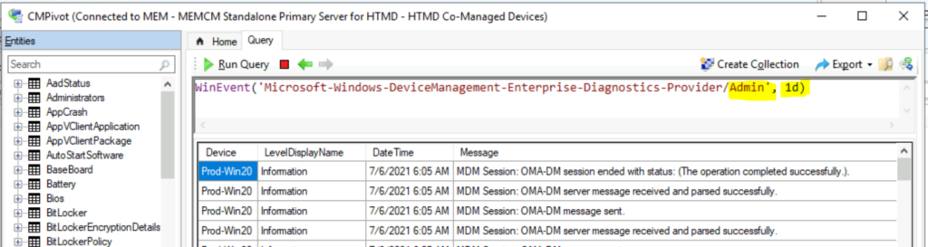 How to Collect Intune Error Details using SCCM ConfigMgr CMPivot Best Option