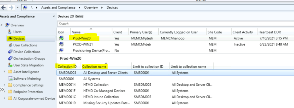 Find Collection Members for a Device in SCCM ConfigMgr Easiest Option