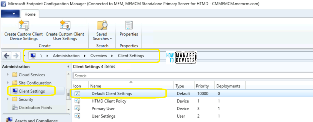 Find List of SCCM Client Settings Assigned for a Device in ConfigMgr Console Easiest Method