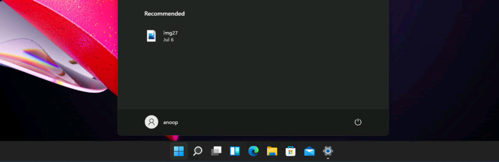 Windows 11 Folders to Appear Next to the Power Button How to Customize - Fig.1
