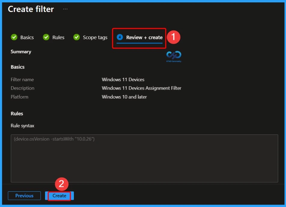 How to Create Windows 11 Filter Rule in Intune - Fig.5